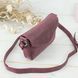 Жіноча шкіряна сумка Лілу, натуральна шкіра Бордо