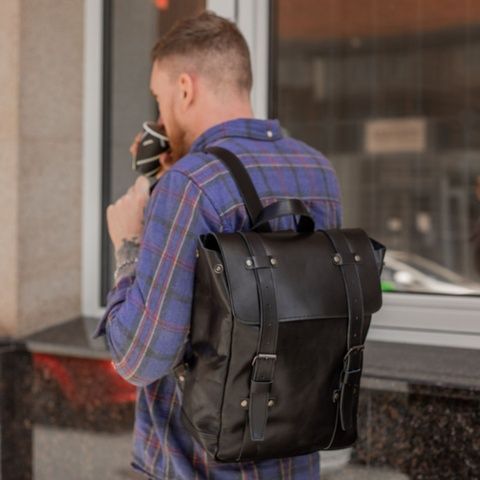 Купити рюкзак чорний чоловічий Hankle | BagWow 1558925960 | BagWow