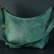 Жіноча шкіряна сумка Місяць, натуральна шкіра Зелений