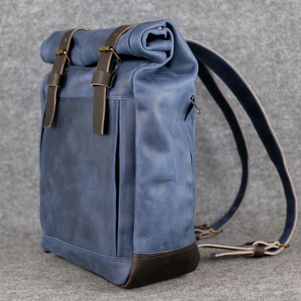 Кожаный рюкзак мужской брендовый качественный | BagWow h7002 | BagWow