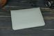 Шкіряний чохол для MacBook Дизайн №24, натуральна шкіра Grand, колір Сірий 10061 4