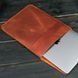 Кожаный чехол для MacBook №25, натуральная кожа Коньяк