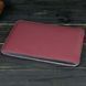 Чохол для MacBook №2 з повстю, натуральна шкіра Бордо