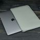 Чехол для MacBook №2 с войлоком, натуральная кожа Серый