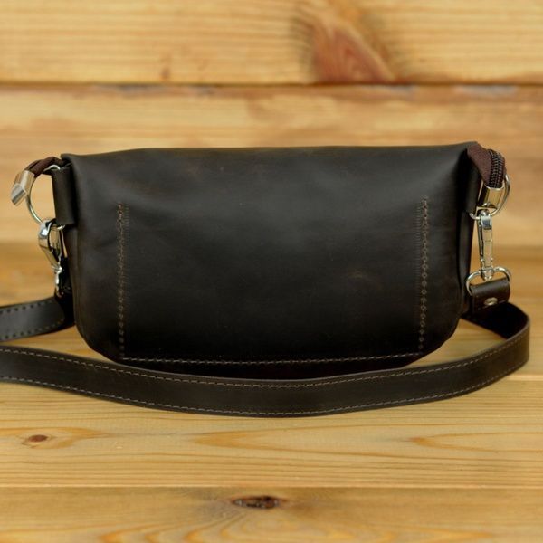 Сумка поясна чоловіча шкіряна купити | BagWow