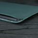 Чохол для MacBook №2 з повстю, натуральна шкіра Зелений