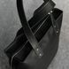 Жіночий шкіряний шоппер Великий, натуральна шкіра Чорний