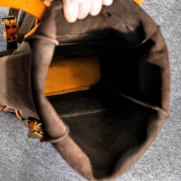Шкіряний рюкзак 30-35-40 літрів Hankle H42 | BagWow 1026619320