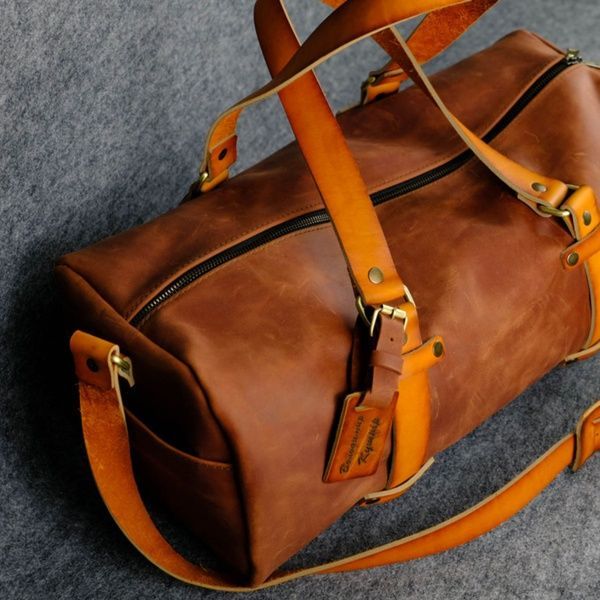 Спортивная сумка кожаная -Travel | BagWow