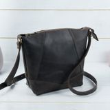 Женский кожаный шоппер Диамант, натуральная кожа Шоколад 1024656676 | BagWow