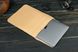 Шкіряний чохол для MacBook Дизайн №25, натуральна шкіра Grand, колір Бежевий 8383