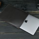 Кожаный чехол для MacBook №30, натуральная кожа Шоколад