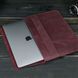 Кожаный чехол для MacBook №24, натуральная кожа Бордо