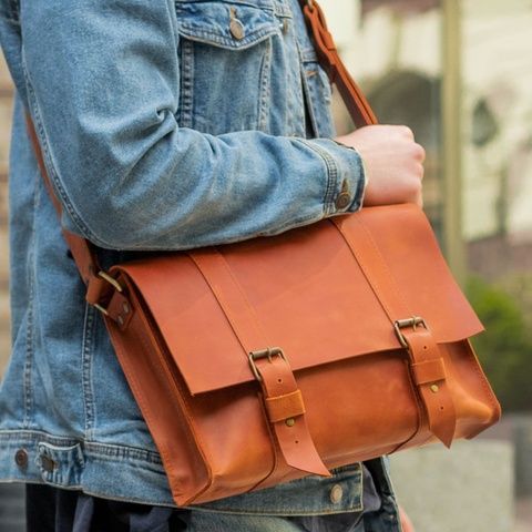 Сумка через плече чоловіча велика | BagWow 1025251789 | BagWow